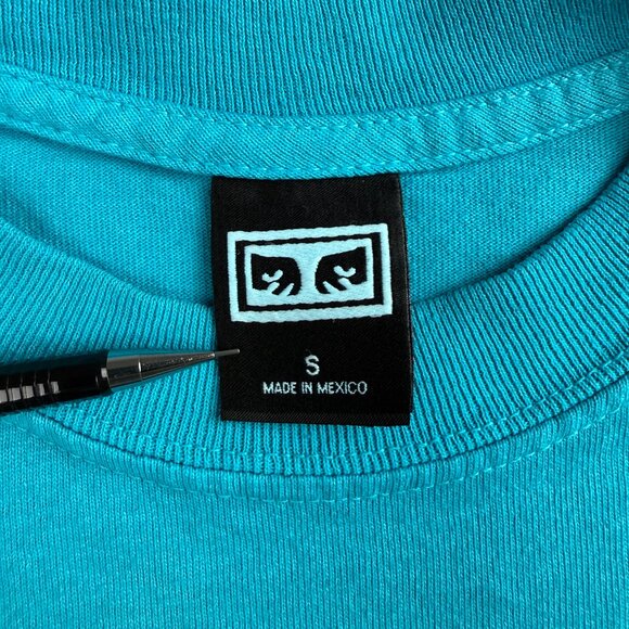 Obey T Shirt Men Small Blue All Night Long Music Tee House Of Rhythm Tee Giant 1 - Picture 5 of 9